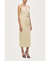 Nocturne Women's Strappy Belted Midi Dress