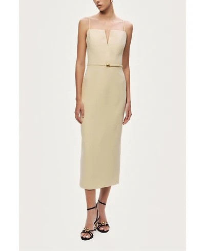 Nocturne Women's Strappy Belted Midi Dress