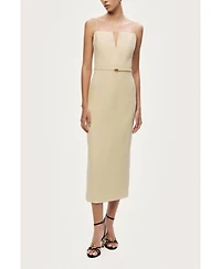 Nocturne Women's Strappy Belted Midi Dress