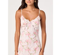 Astr the Label Women's V-Neck Sleeveless Dress