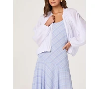 Astr the Label Women's Blanche Collared Nylon Jacket