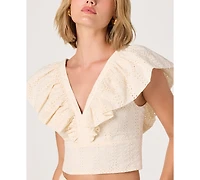 Astr the Label Women's Margo Short-Sleeve Top