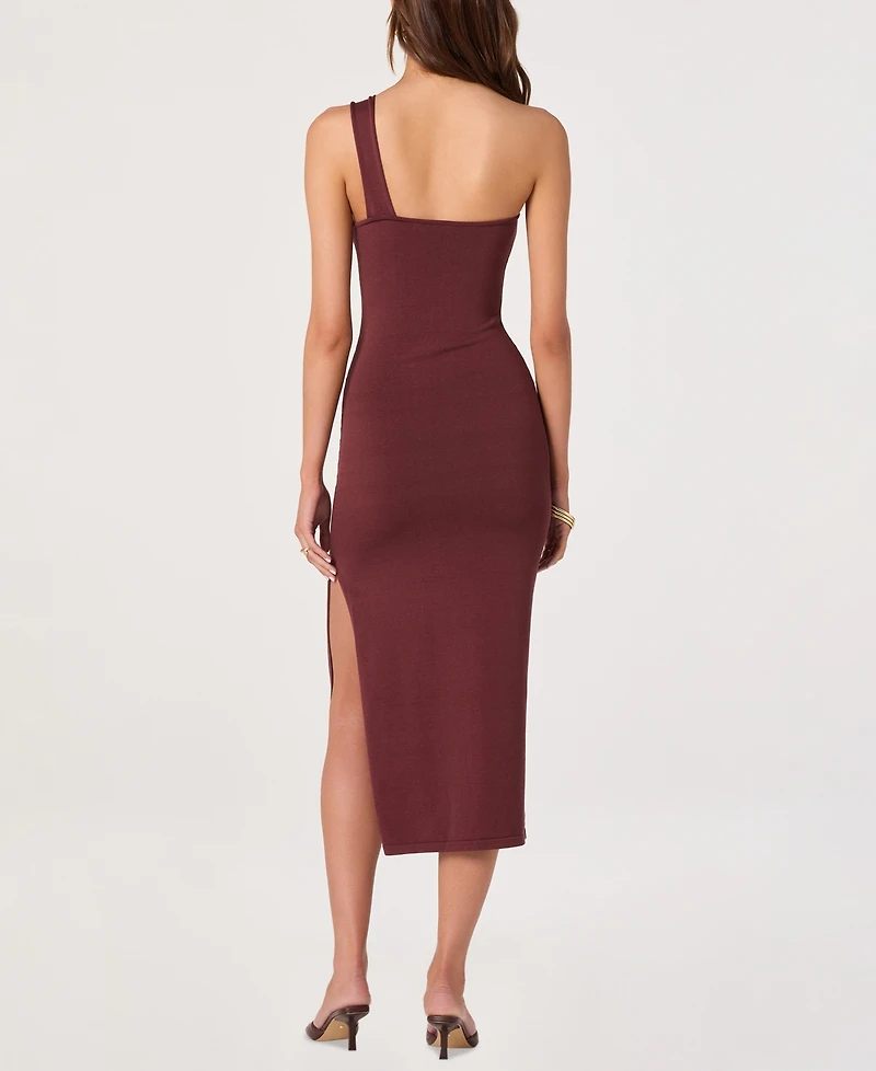 Astr the Label Women's Sleeveless One-Shoulder Bodycon Dress