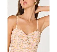 Astr the Label Women's Sweetheart Neck Dress