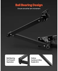 Sugift Lawn Mower Blade Sharpener, Adjustable 15degree(s)-45degree(s), with 4 Adapter Pins