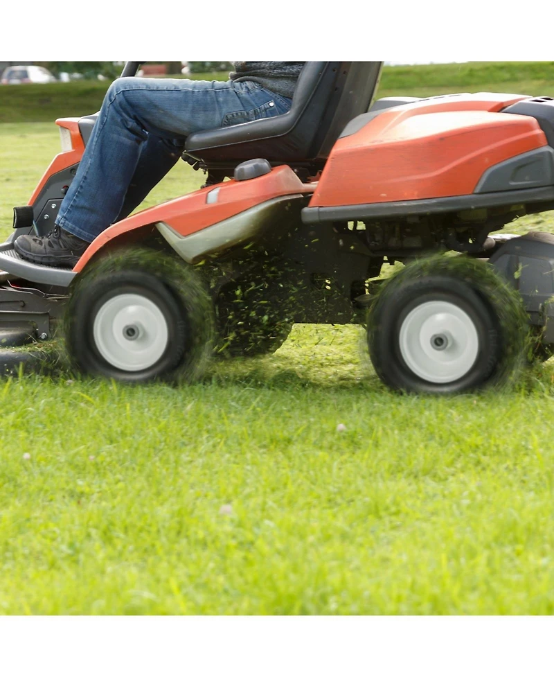 Sugift Lawn Mower Tires with Rim, 13x5-6", Tubeless, 2-Pack, Flat-Free Pu Tires