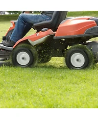 Sugift Lawn Mower Tires with Rim, 13x5-6", Tubeless, 2-Pack, Flat-Free Pu Tires