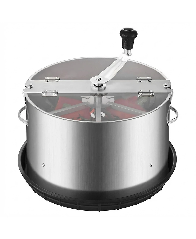 Sugift Manual Bud Leaf Trimmer, 16 in Reaper Bowl with Stainless Steel Blades for Plants