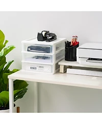 Iris Usa Medium 3-Drawer Stacking Desktop Organizer, 1 Pack