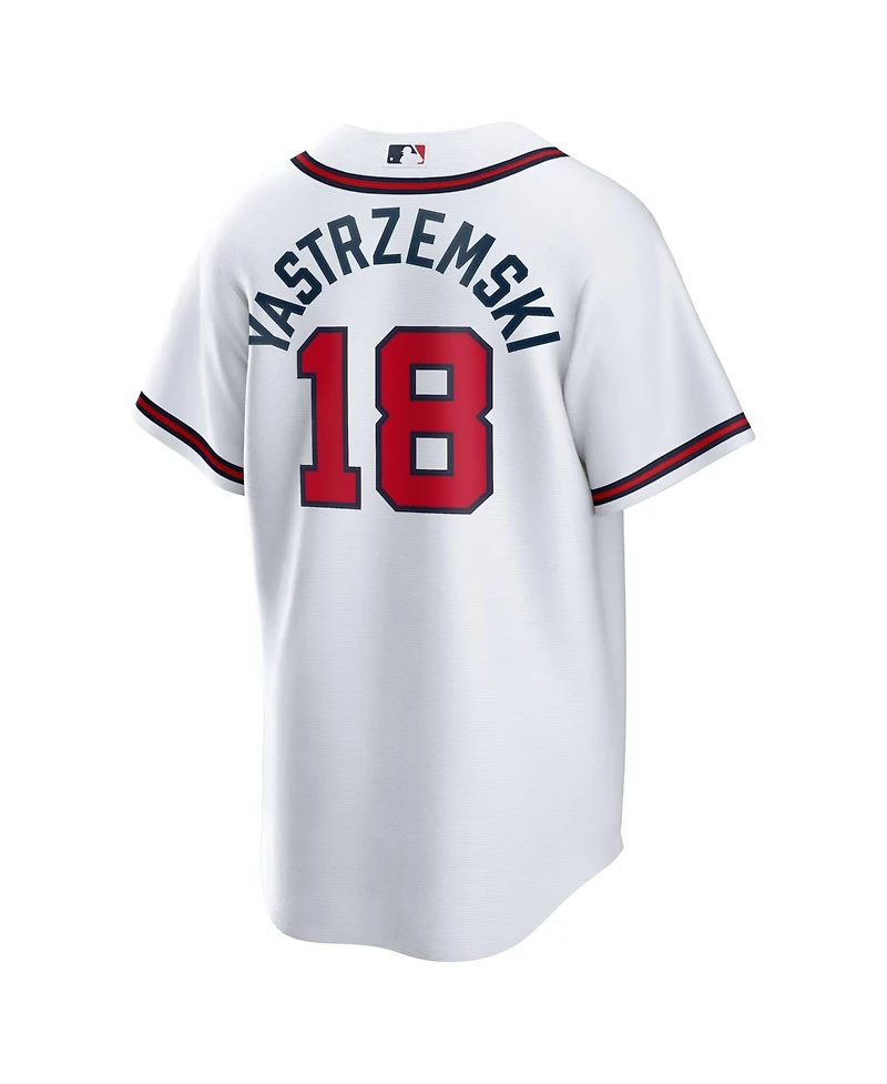 Nike Men's Mike Yastrzemski White Atlanta Braves Replica Jersey