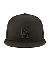 New Era Men's Black Los Angeles Dodgers 2024/25 Back-to-Back Champions Circle Side Patch 9FIFTY Snapback Hat