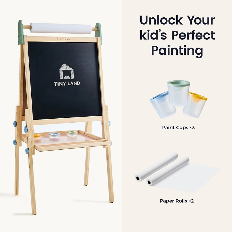 Tiny Land 3-in-1 Art Easel for Kids