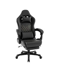 Sugift Ergonomic Video Game Computer Chair with Headrest and Lumbar Pillow