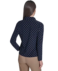 Tommy Hilfiger Women's Long-Sleeve Button Up Top