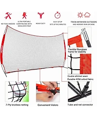 Aoligeijs Sports Barrier Net,Sports Net,Barricade Backstop Net,Perfect for Baseball,Softball,Soccer, Basketball,Lacrosse
