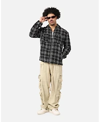 Xxiii Men's Boucle Tweed Zip Jacket