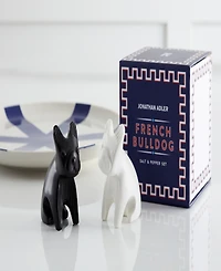 Jonathan Adler French Bulldog Salt & Pepper Shakers, Set of 2