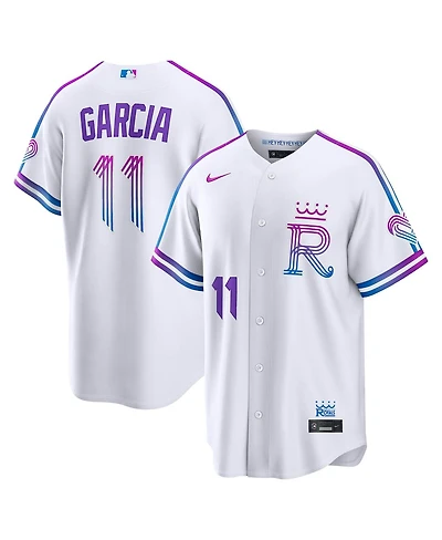 Nike Men's Maikel Garcia White Kansas City Royals 2026 Connect Stadium Jersey