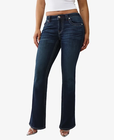 True Religion Women's Becca Bootcut Mid Rise Jeans