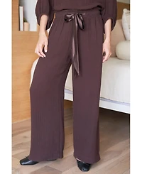 Ocean+Main Women's Gauze Palazzo Pant