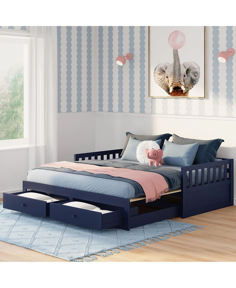 Max & Lily Elizabeth Bed with Storage Drawers