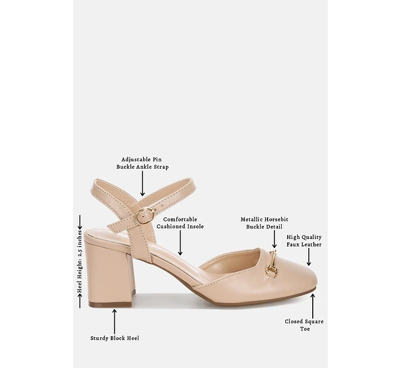 London Rag Women's Blitz Close Toe Buckled Sandals