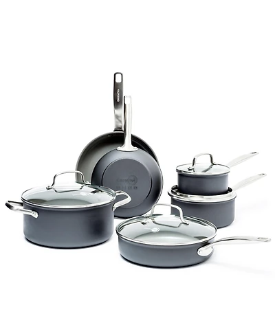 GreenPan Chatham Ceramic Non-Stick Cookware Set, 10 Piece