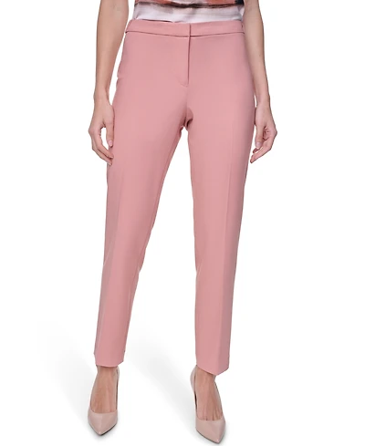 Calvin Klein Women's Mid Rise Ankle Length Tapered Pants