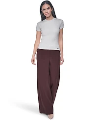 Calvin Klein Women's Crewneck Short-Sleeve Sweater Top