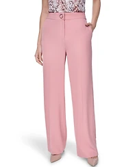 Calvin Klein Women's Mid Rise Full Length Relaxed Pants