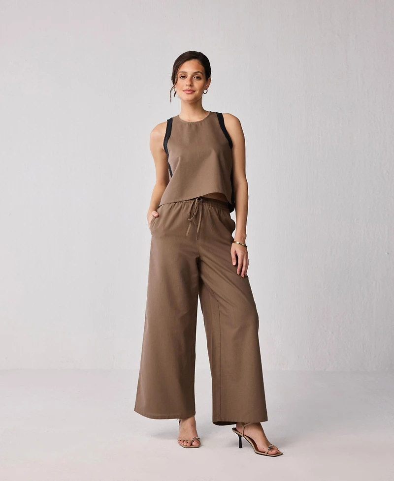Reistor Women's Sleeveless Colorblock Top