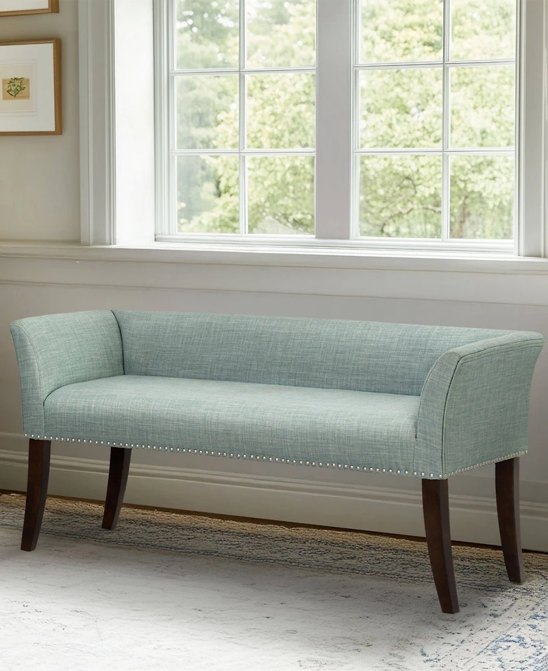 Madison Park Welburn 49.5" Upholstered Accent Bench