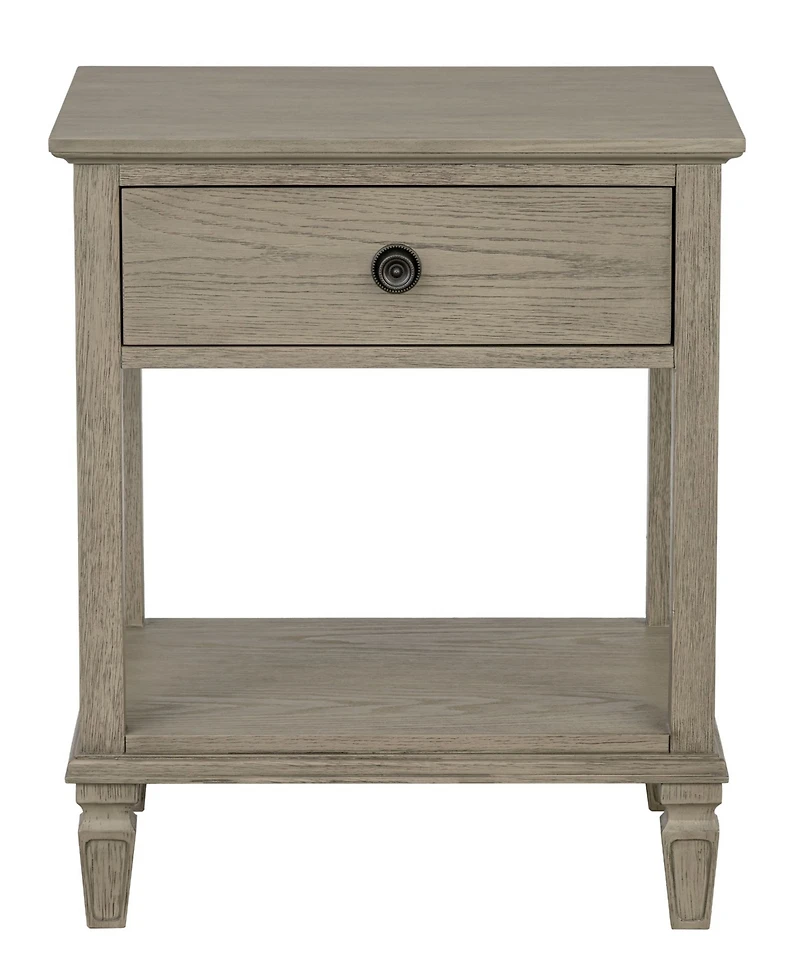 Madison Park Signature Victoria 24" One-Drawer Wood Bedside Table