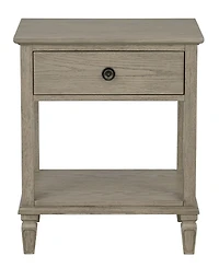 Madison Park Signature Victoria 24" One-Drawer Wood Bedside Table