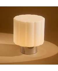 Brightech Addison Chrome Novelty Led Table Lamp with Dimmer