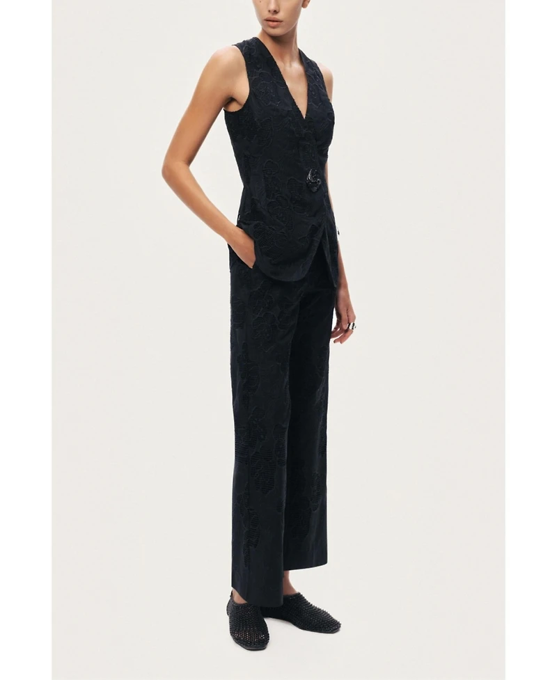 Nocturne Women's Textured Tailored Vest