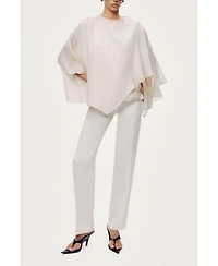 Nocturne Women's Fluid Cape Blouse