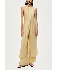 Nocturne Women's Studded Halter Neck Tunic