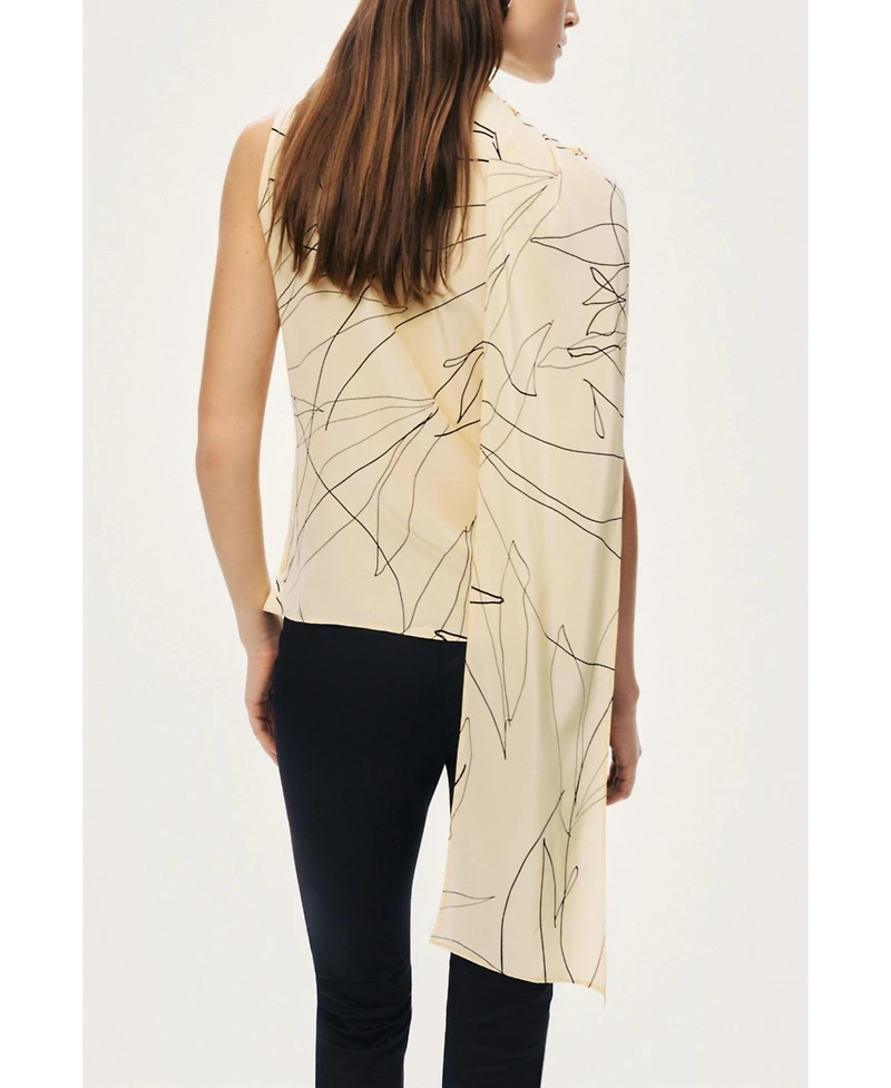 Nocturne Women's Shawl Detail Blouse