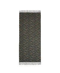 Fable England Into the Woods Green Tassel Scarf