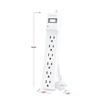 CyberPower Essential Series 6-Outlet Surge Protector with Power Cord