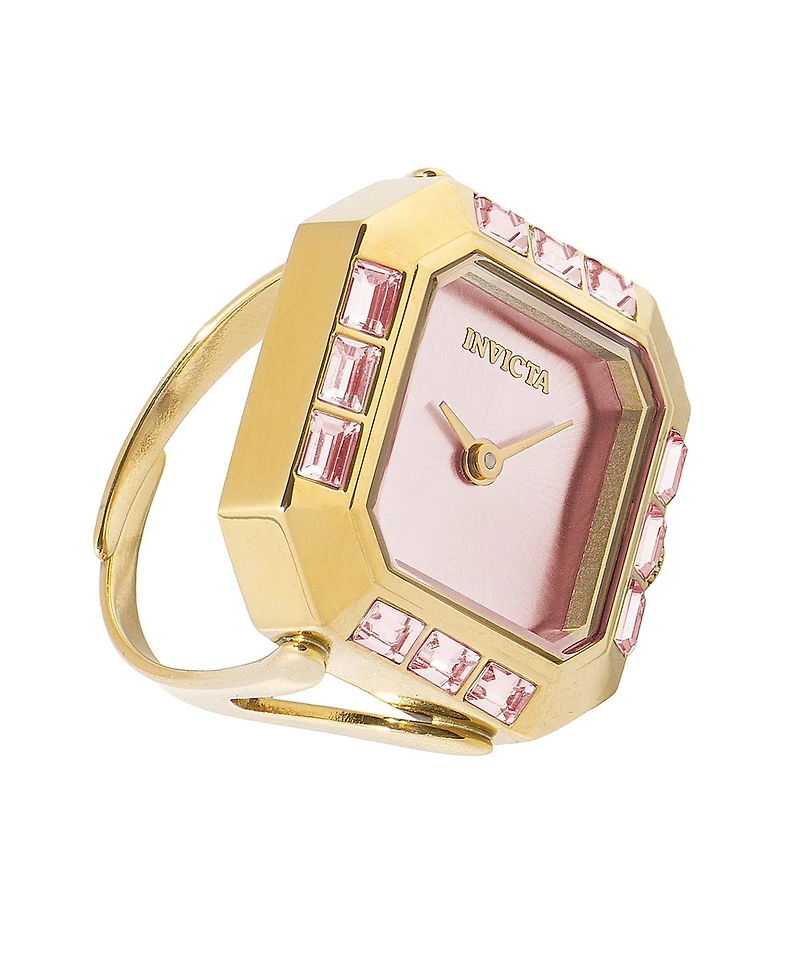 Invicta Women's Mini Ring Watch Quartz 2 Hand Dial Watch