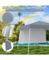 Slickblue Pop up Canopy Tent with 1 Sidewall and Portable Backpack