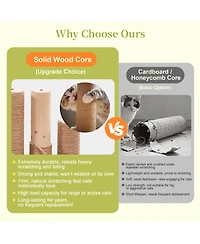 Aostirmotor Outdoor Cat House 4 Tiers, Weatherproof Cat Tree Tower with Waterproof Roof, Multi-Level Play Zones with Balcony and 2 Doors, Grey