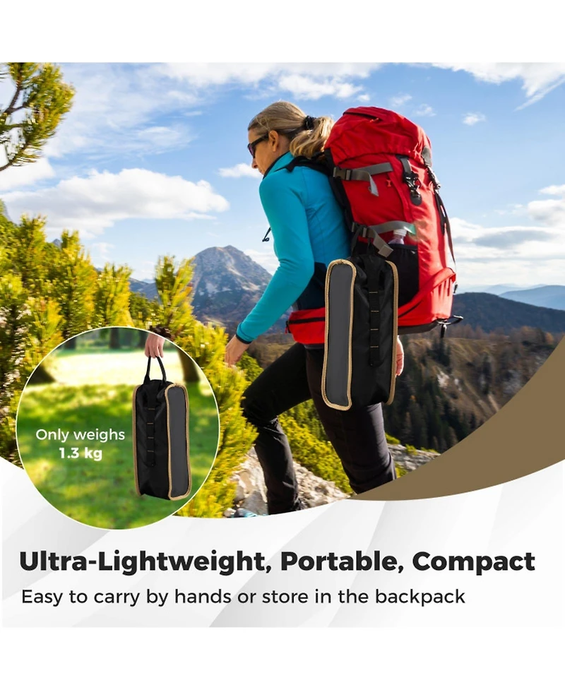 Gouun Ultralight Portable Moon Camping Chair with Compact Carry Bag