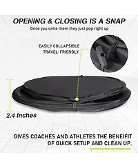 Hikeen Basketball Defender Dummy - Pop Up Safely Simulate Defender - Foldable Training Equipment