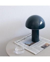 Brightech Celia Portable Led Table Lamp with Dome Mushroom Shade