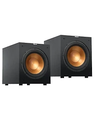 Klipsch 2x Reference R-12SW 400W All-Digital Powered Subwoofer, Brushed Polymer Veneer