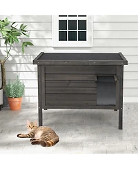 Cozito Cat House Outdoor Insulated with All-Round Foam for Winter