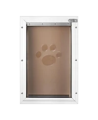 Cozito Pet Door 8.27 x 11.93 in Aluminum Weatherproof Lockable